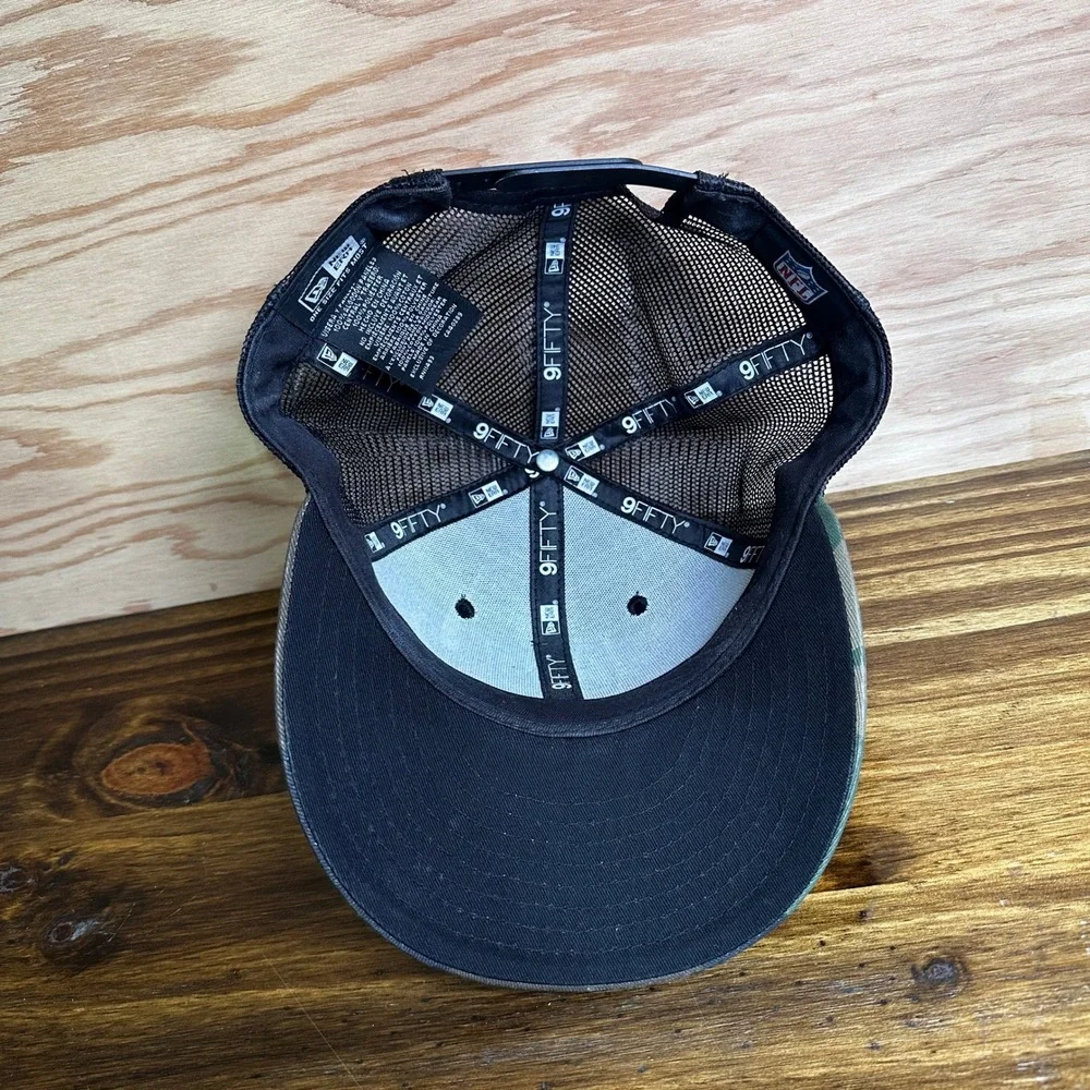 LA Chargers New Era Trucker Hat Mens Camo 9FIFTY Snapback Mesh Football Cap